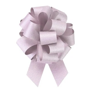 20 Pcs 6" Pink Glitter Car Large Pull Bow Gift Wrapping Christmas Birthday - Picture 1 of 6