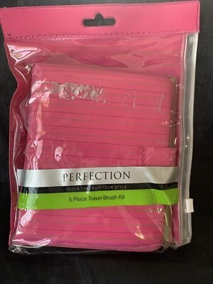 Kit de brochas de maquillaje de viaje Perfection de 5 piezas en bolsa nuevo Foto 1 de 4