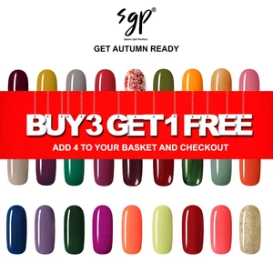 SGP Autumn Gel Nail Polish UV LED Soak off Lovely Autumn Nail Gel Colour Coat