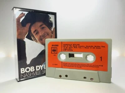 Bob Dylan NASHVILLE SKYLINE Cassette 40-63601 **UK 1ST ISSUE 1969** PAPER LABELS - Image 1 of 4