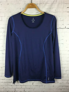 CAMISA DEPORTIVA LANDS' END PEQUEÑA HOMBRE AZUL ELÁSTICA MANGA LARGA (EAJ) - Imagen 1 de 7