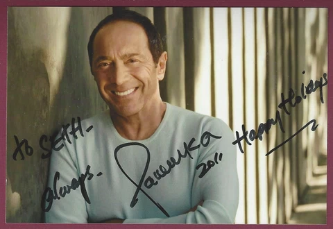 Paul Anka, Singer, Songwriter, Signed Photo, COA, UACC RD 036 Cover