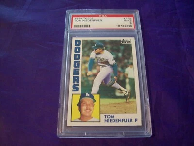 1984 TOPPS #112 TOM NIEDENFUER PSA 9 - Image 1 of 2