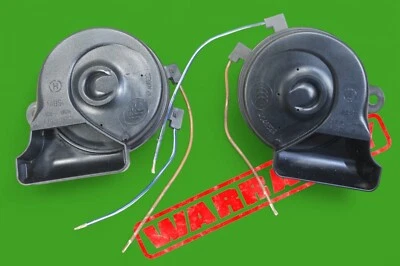 2006-2011 mercedes gl450 ml350 low high pitch tone note horn signal pair 2 pc - Image 1 of 4