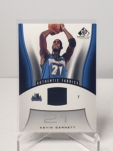 2006-07 Upper Deck Game Used SP Kevin Garnett Jersey Relic - Authentic Fabrics