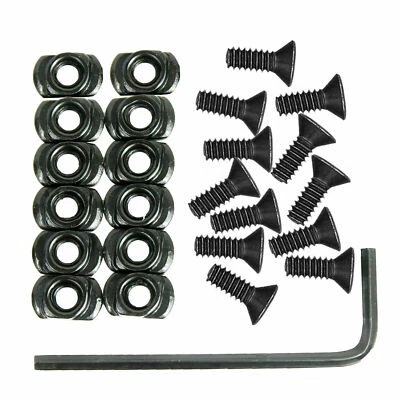 WEST LAKE TACTICAL M-LOK Screw and Nut Replacement Set for Rail Sections 12 Pack with Wrench