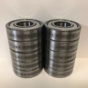 QTY. OF 10 BRAND NEW MADE IN USA! NTN BALL BEARINGS 17X40X12MM 6203C3 / 6203ZZC3 - Picture 1 of 1