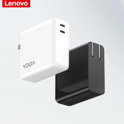 Adaptador Cargador Rápido Lenovo Yoga CC130 GaN 130W USB-C Para Apple Mac Samsung Foto 1 de 4