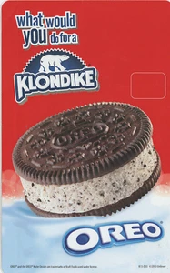 Klondike Oreo Sandwich biscotti e crema. "Adesivo camion gelato 5""x8" - Foto 1 di 1