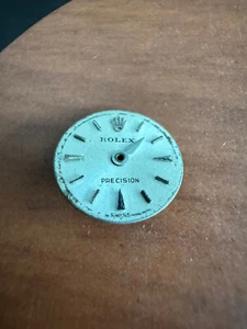 VINTAGE 11.50MM LADIES ROLEX DIAL ONLY , #103,570,W/HOUR WHEEL. FEET AT 22.5,56 - Picture 1 of 2