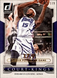 2014-15 Donruss Court Kings Stat Line Career Card #31 DeMarcus Cousins /179
