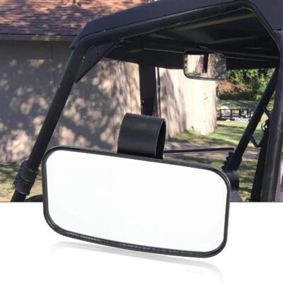 Adjustable Rectangle UTV ATV Rear-view Interior Mirror for 1.5/1.75/2" Roll Cage - Image 1 of 4