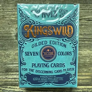 Carte da gioco sette colori pastello dorato Kings Wild mazzo vintage reimmaginato - Foto 1 di 6