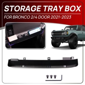 Console Passenger Storage Box Organizer Tray For Ford Bronco 2/4DOOR 2021-2023 - Picture 1 of 14