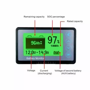 500A Battery Monitor Dual Voltage Relay Control High Low VOLT Programmable Alarm - Picture 1 of 6