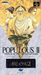 Populous II Trials of Olympian Gods Nintendo SNES Japan Version - Picture 1 of 1