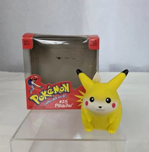 Pokemon Pikachu #25 1998 Elettronica Voce Illuminazione Figure Giocattolo con Scatola Funzionante - Foto 1 di 15