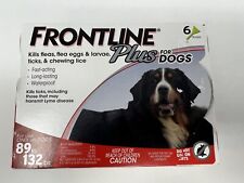 Red Frontline Plus XLG Dog 89-132lbs 6 pack Flea and Tick FREE SHIPPING 6 Doses