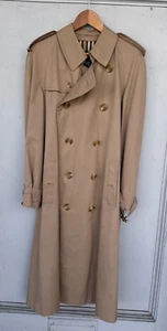 Burberry Burberrys' Trench Coat Kensington Nova Liner Made in England sz 46L VTG - Picture 1 of 10