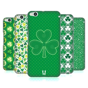 HEAD CASE DESIGNS SHAMROCK PATTERNS HARD BACK CASE & WALLPAPER FOR HTC PHONES 2 - Picture 1 of 13