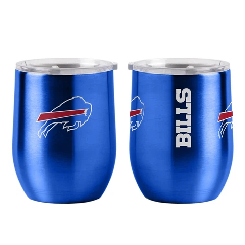 Buffalo Bills Travel Tumbler 16oz Ultra Curved Beverage Cover