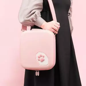 Estuches de transporte de viaje GeekShare MAX para Nintendo Switch/Switch OLED pata de gato rosa - Imagen 1 de 10