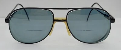 Gafas de sol vintage Foster Grant negras piloto de metal Italia SOLO MARCOS Foto 1 de 4