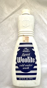 Vtg 70's/80s Liquid Woolite cold water wash 50% Bottle prop 16 Oz READ - Picture 1 of 5