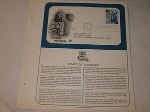 US Stamps PCS Panel FDC #3106 Computer Technology 1996 - Picture 1 of 1