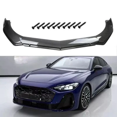 Комплект кромок переднего бампера для AUDI A5 A6 S4 S5 RS3 спойлер из углеродного волокна - Изображение 1 из 4