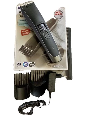 Haar- und Bartschneider - Schwarz mit Zubehör Netz/ Akku Betrieb - Bild 1 von 4