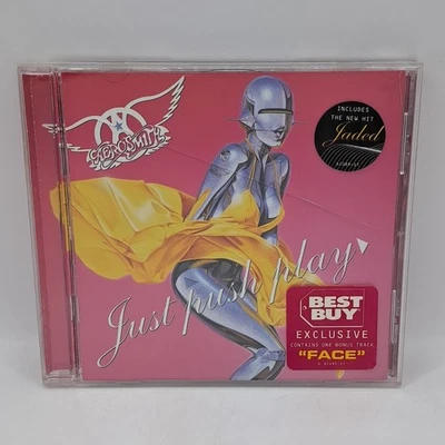 Just Push Play by Aerosmith (CD, 2001, Columbia) Best Buy Exclusive bonus track Foto 1 de 4
