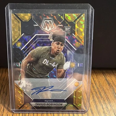 2023 Panini Mosaic - Rookies Tavius Robinson #365 Mosaic Prizm Autographs... - Image 1 of 2