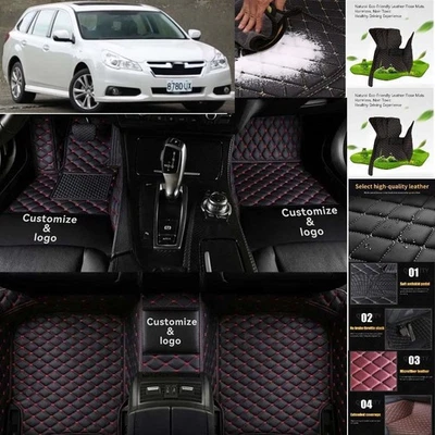 For Subaru Legacy Wagon Car Floor Mats Handmade Liners Anti-Slip Carpets Foto 1 de 4