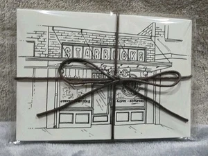 Starbucks Coffee Pike Place Market Seattle Postcards Set of 8 Postcards New 2025 - Picture 1 of 8