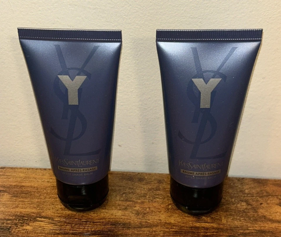 2 tubos - YSL Y BÁLSAMO PARA DESPUÉS DEL AFEITADO por YVES SAINT LAURENT 1,6 FL OZ / 50 ML Foto 1 de 4
