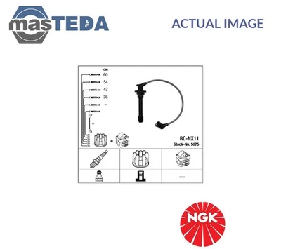 5075 IGNITION CABLE SET LEADS KIT NGK FOR SEAT IBIZA I 1.7 1.7L 72KW - Image 1 of 4