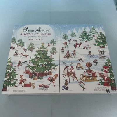 Calendario de Adviento Bonne Maman 2025 Edición Limitada, 24 Mini Spreads Sin Abrir ¡NUEVO! Foto 1 de 4