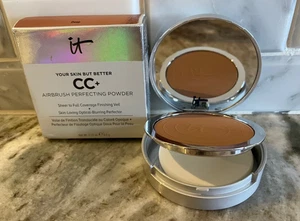 it Cosmetics YOUR SKIN BUT BETTER CC+ Airbrush Perfecting Powder DEEP 0.33oz - Picture 1 of 3