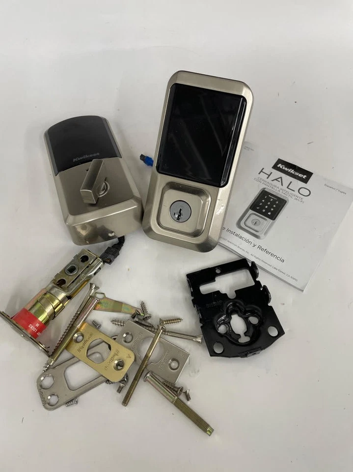 Kwikset Halo Wi-Fi Smart Lock, Keyless Entry Door Satin Nickel - Image 1 of 4