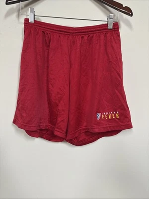 RARE Vintage 2000 WNBA Indiana Fever Basketball Red Shorts Medium Caitlin Clark - Image 1 of 4