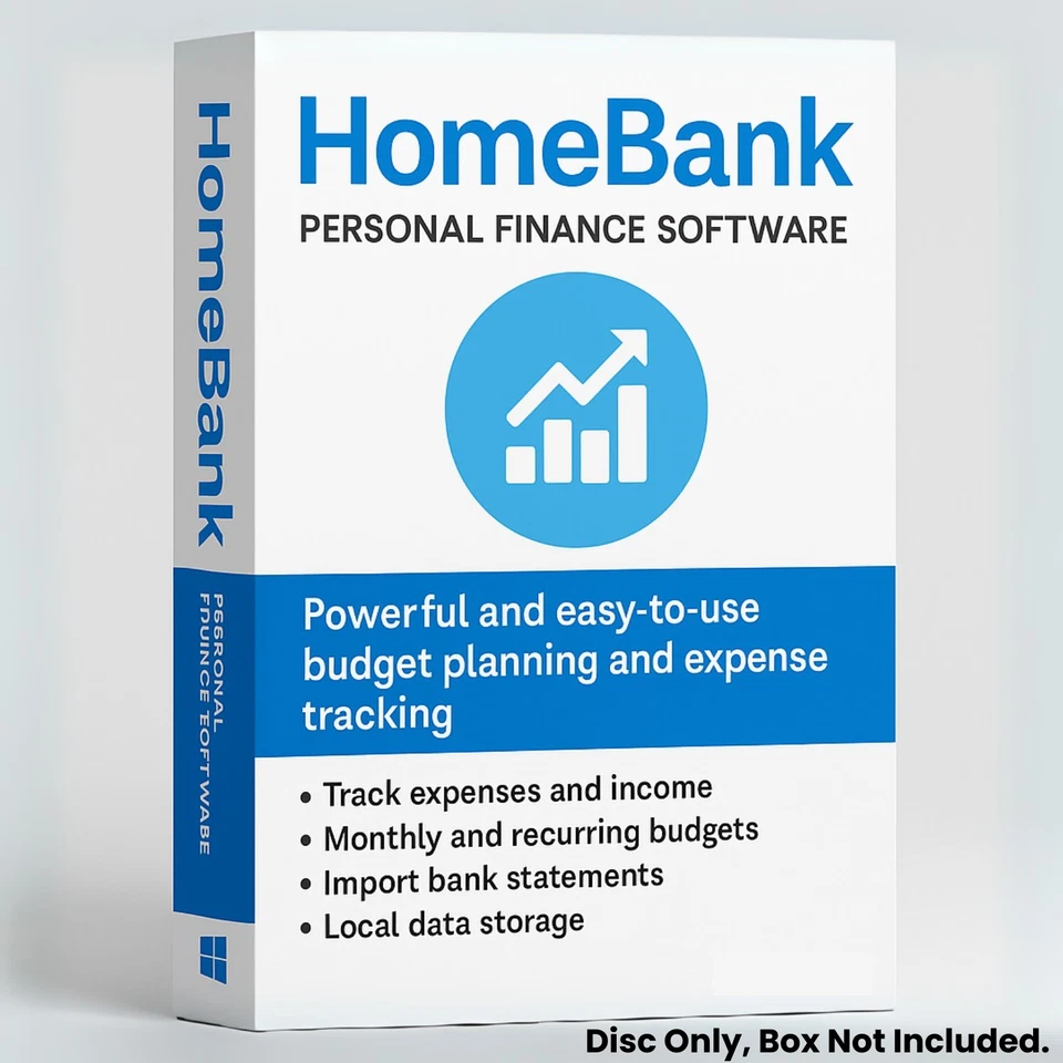 Software de finanzas personales HomeBank para contabilidad, presupuesto, seguimiento de gastos + Foto 1 de 4