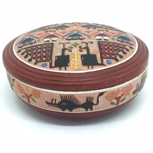 GRANDE SCATOLA CERAMICA SARDA - DIAMETRO 20cm - Dorgali  Loddo - Imagen 1 de 5