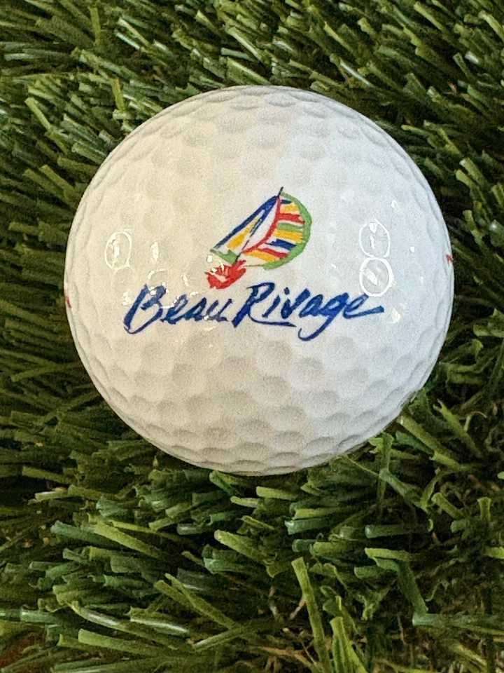 Bola de golfe Beau Rivage resort e logotipo taco de golfe - Biloxi Mississippi MS - Imagem 1 de 1