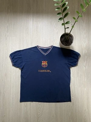 DE COLECCIÓN 9OS F.C. CAMISETA BARCELONA TALLA XL LOGO CENTRAL Foto 1 de 4