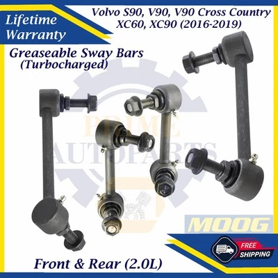 Barras estabilizadoras delanteras y traseras MOOG OEM para Volvo 2016-2019 garantía de por vida Foto 1 de 4
