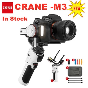 ZHIYUN Crane M3 3-Axis Camera Gimbal for Mirrorless Sony Canon Nikon Smartphone - Picture 1 of 9