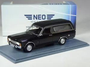 (KI-09-26) Neo Scale Models 45265 Ford Taunus P7 Pollmann Leichenwagen, 1:43 OVP - Bild 1 von 2