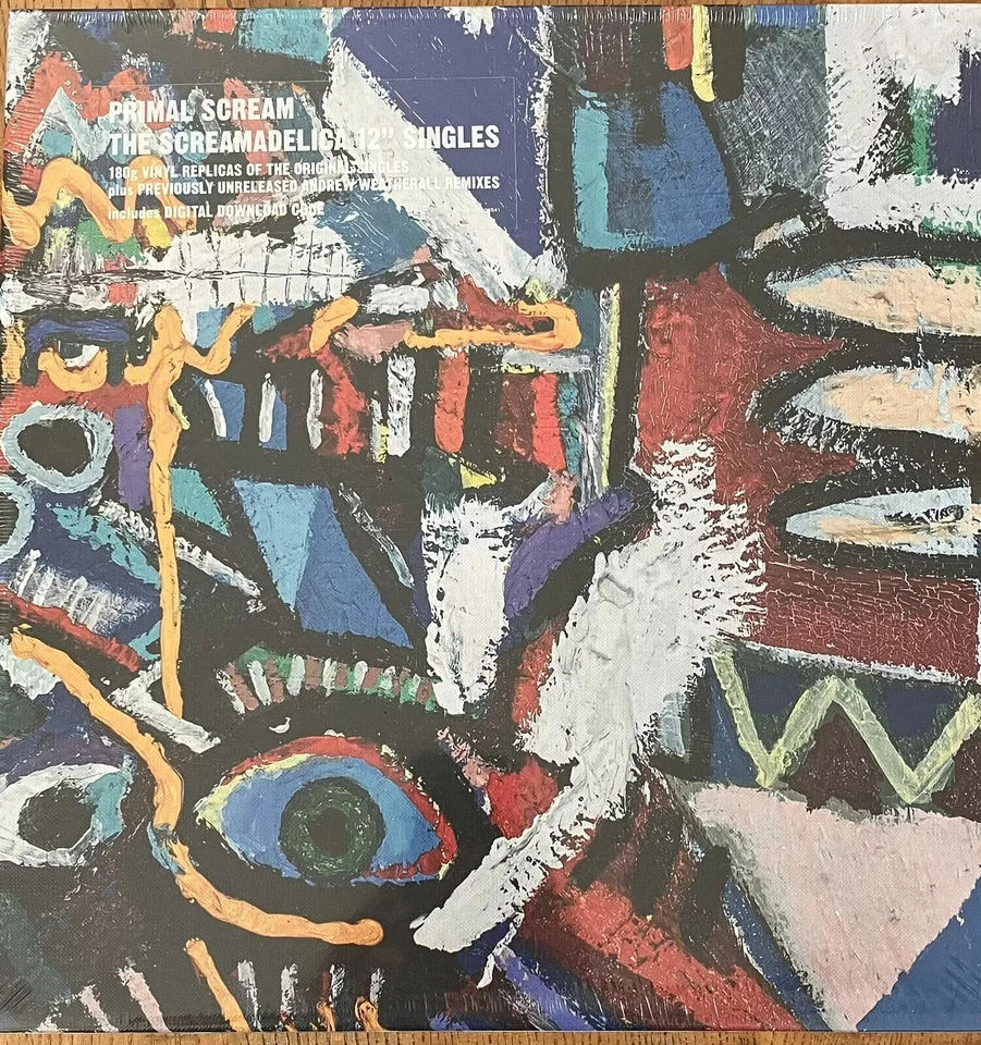 PRIMAL SCREAM - THE SINGLES VINYL BOX SET  -  THE SCREAMADELICA 12'' SINGLES - Image 1 of 1