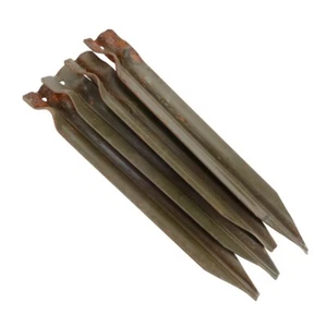 Tent Pegs Polish Army Originals Heavy Duty Metal For Camping Fishing Hunting - Picture 1 of 3